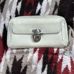 White wallet